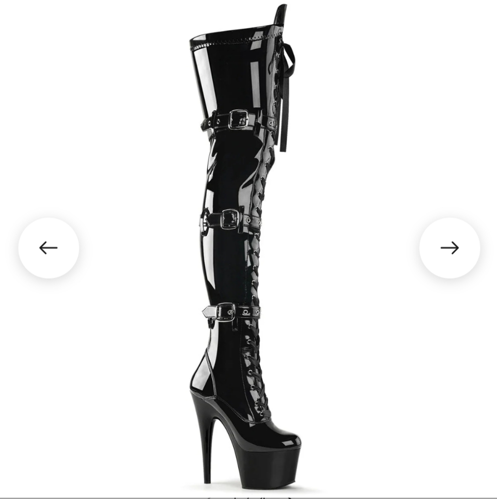 SOLD NIB Pleaser Adore-3028 Thigh High Boots